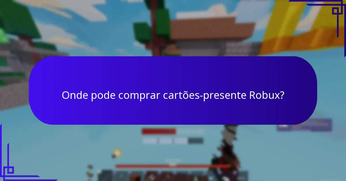Quais são os itens de colaboração associados aos cartões-presente Robux?