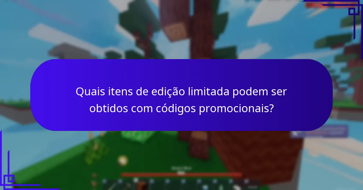 Quais são os colecionáveis raros disponíveis através de códigos promocionais do Roblox?